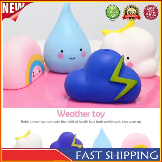 1 Set Kids Baby Water Spray Beach Bath Toy Safety Weather Shape Appease Toys