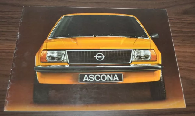 1976 Opel Ascona Brochure Prospekt DE