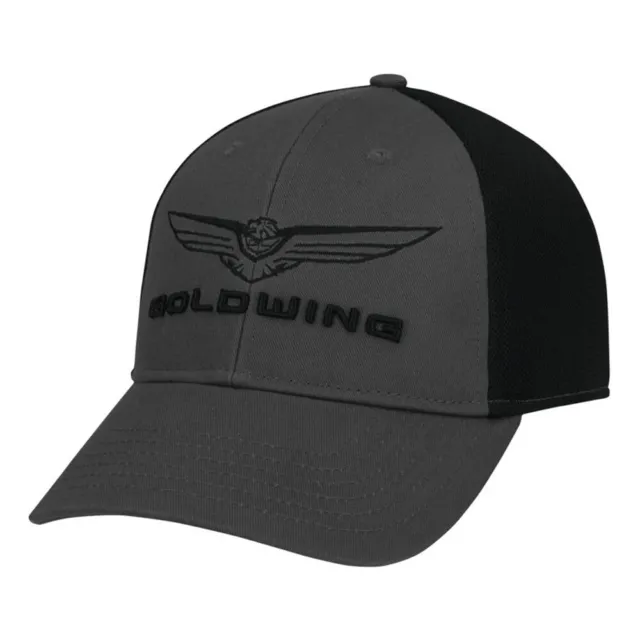 Powertex Men's Honda Gold Wing Gray/Black Hat *One Size Fits Most*