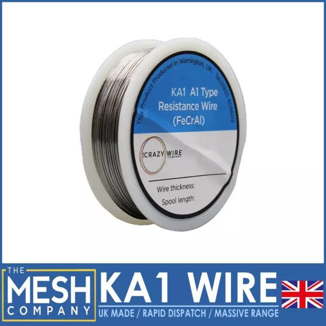 Kanthal A1 Resistance Wire Assorted Gauges for Crafting Coils Many Sizes Stocked