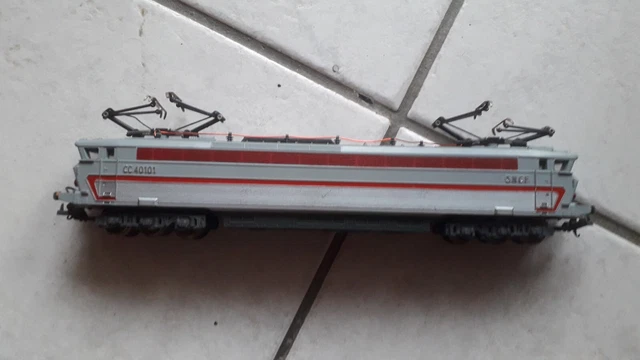 Caisse De Locomotive Jouef CC 40101 - Modèle Vintage HO, Occasion, Fabriqué En France