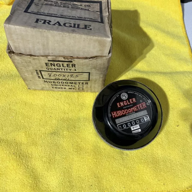 VINTAGE STEMCO Mini ENGLER HUBODOMETER 8:00 X 19.5 STD