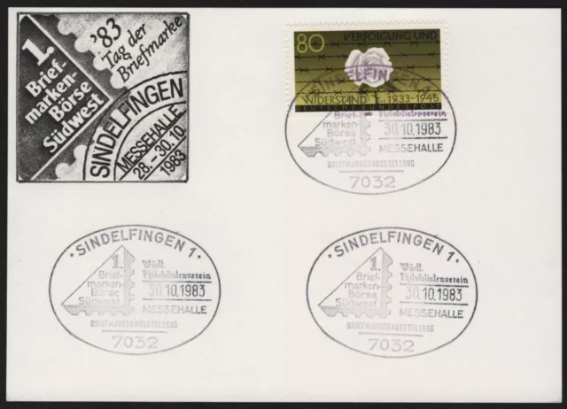 BRD - Karte mit Sonderstempel SINDELFINGEN  - V+77