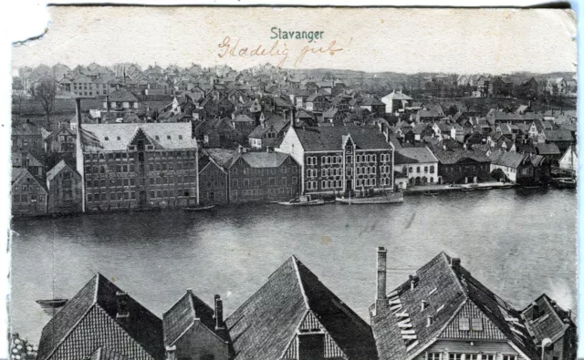 Norwegen Norge Stavanger - Total Blick 1906 Solheim & Laerdal Publiziert