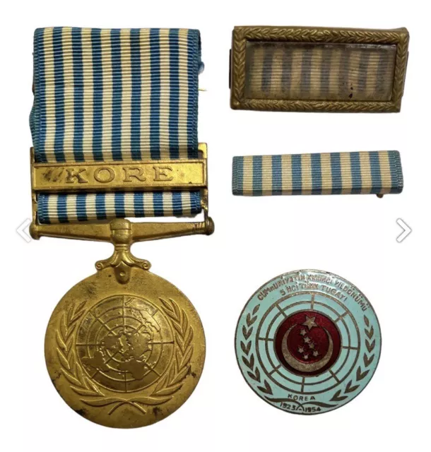 Turkish, United Nations Korean War Medal  - Very Rare