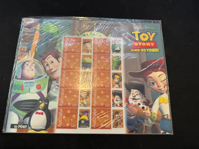 Brand New Australian DISNEY-PIXAR *Toy Story* Mini Stamp Sheet.