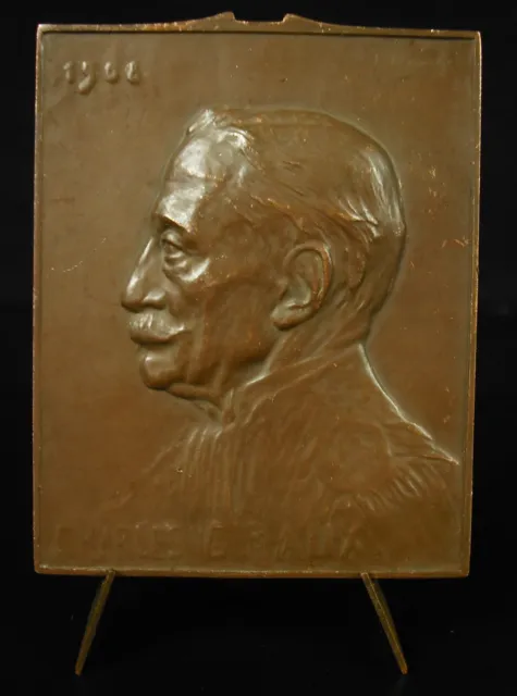Medaille Charles Graux Franc-Maçon Belgique 1918 ordre d Léopold politique medal 3