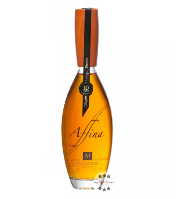 Marzadro Grappa Affina Riserva Ciliegio / 43 % Vol. / 0,35 L in Holzschatulle 2