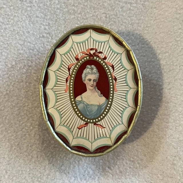 Vintage Richard Hudnut DuBarry Face Powder Special Rachel Oval Box Container