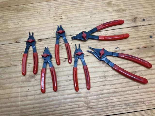 Blue Point Tools USA Retaining Ring Snap Ring Plier Set 6 Piece PRQ170, 970……. 2