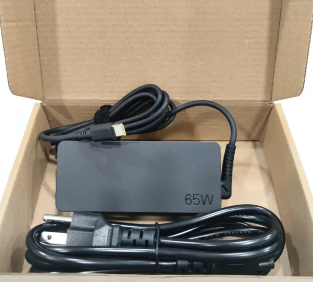 OEM 65W USB-C Charger Adapter For Lenovo ThinkPad X1 Carbon Yoga ADLX65YLC3A NEW