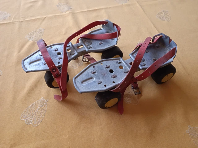 Patins à Roulettes Vintage GERMINA - Années 70/80 - Anciens - Occasion