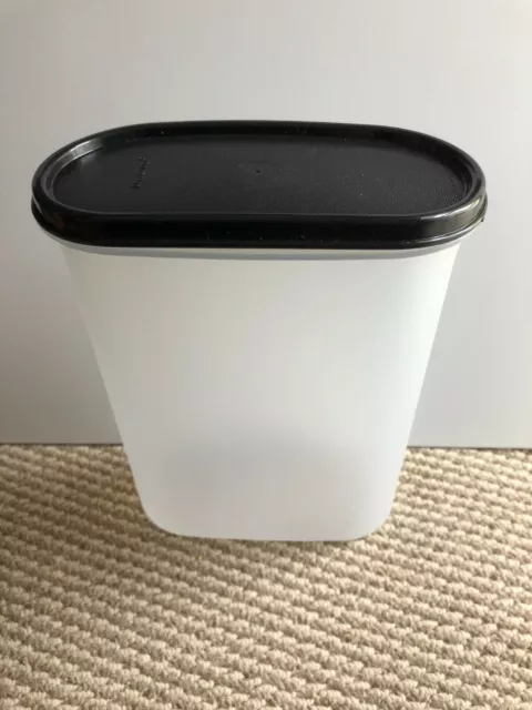 Tupperware Modular Mates Oval with Black Seal DIY Storage Container New 2