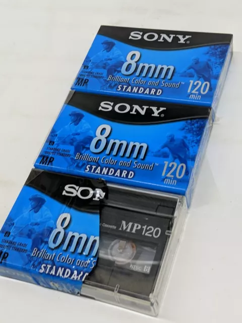 Lote de 3 Videocámaras Sony 8 mm estándar 120 min P6-120MPL 2