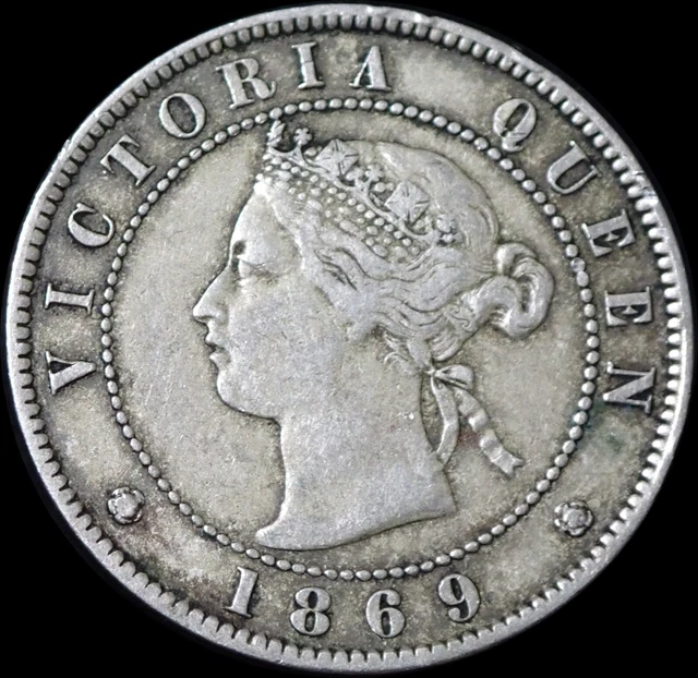 Jamaica Half Penny 1869 Victoria Coin WCA 6001