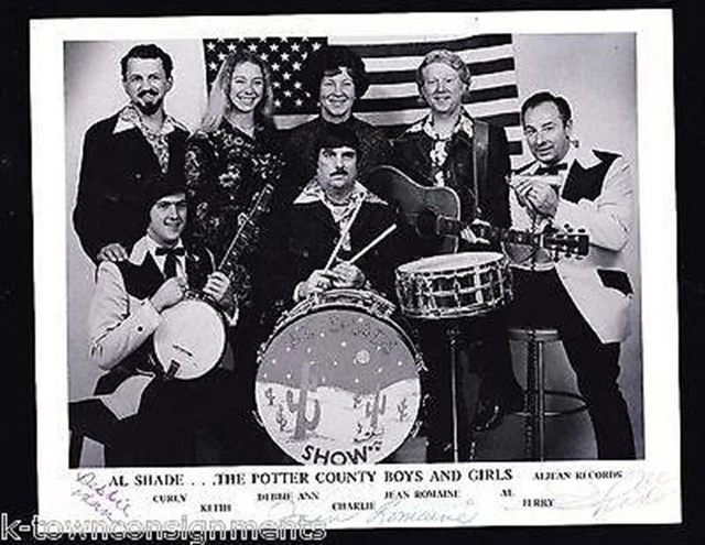 Potter County Boys Country Music Singers Autograph Signed Studio Promo Photo