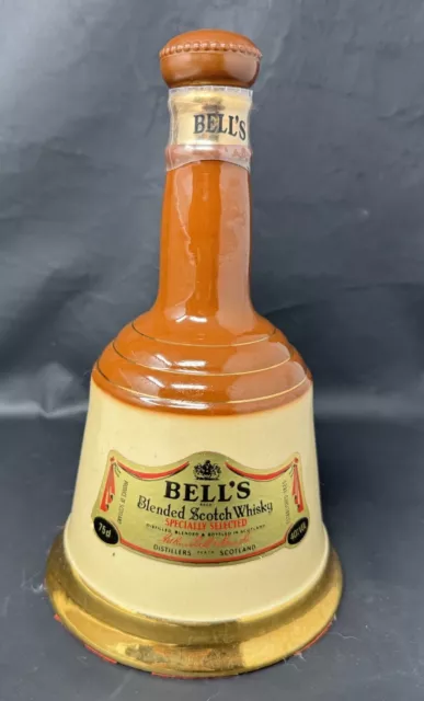 Vintage Wade Medium Bells Whisky Decanter Empty