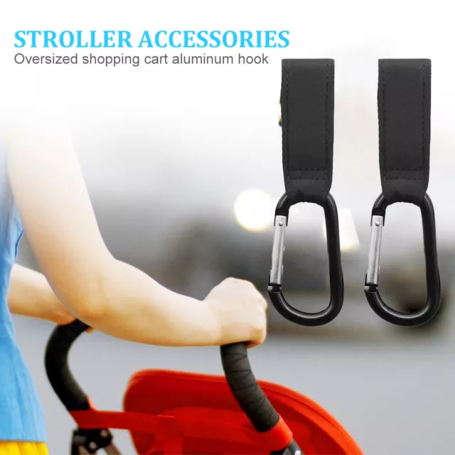 Baby Stroller Hook Metal Wheelchair Shopping Pram Pushchair Hanging Hanger Hooks
