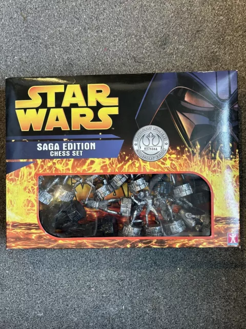 STAR WARS Saga Edition Chess Complete Individually Numbered Collectors Edition