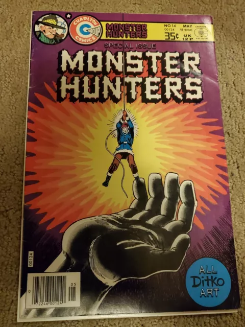 MONSTER HUNTERS #14 All Steve Ditko issue, Charlton Comics 1978 Stock Image