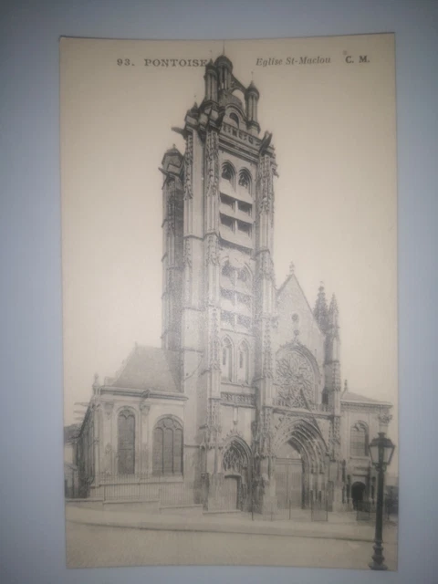 CPA 95 - PONTOISE - Eglise Saint-Maclou
