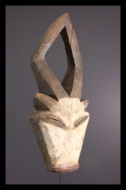 Kwele Mask African Tribal Art Africain Arte Africana Afrikanische Kunst **