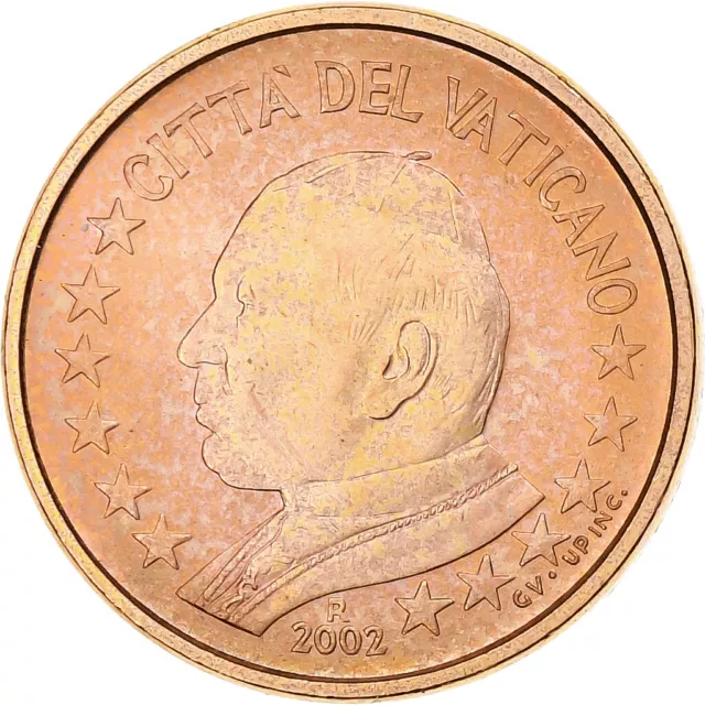 [#1270524] Vaticano, John Paul II, Euro Cent, 2002 (Anno XXIV), Rome, From the e