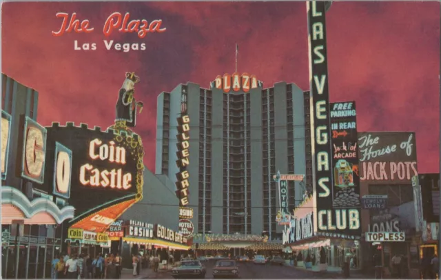 Postcard Union Plaza Hotel Las Vegas Nevada NV