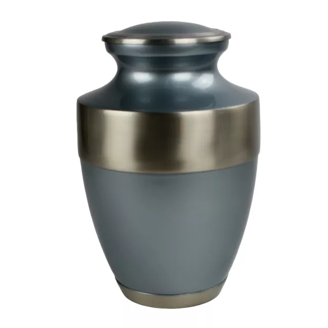 Urns for Ashes Adult Large Cremation Human Funeral Memorial with Grey Milano