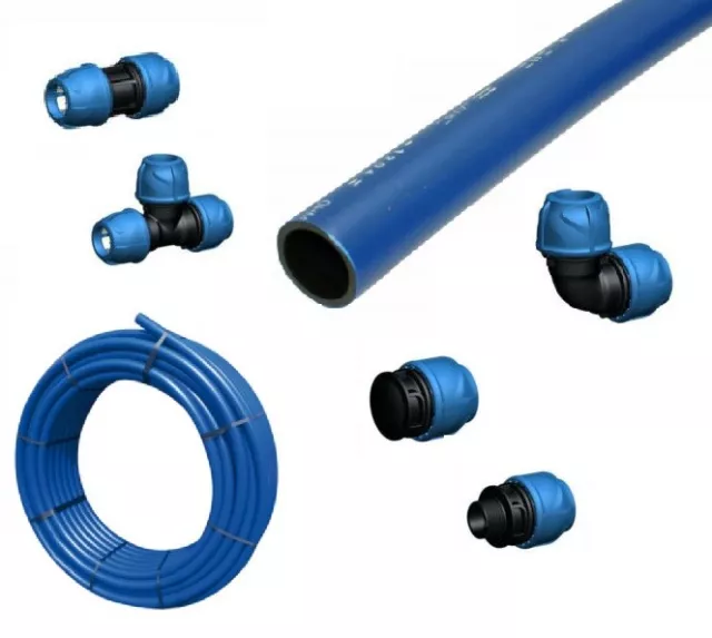 PE-RC Rohr PE100 PN16 100m 1/2 Zoll 20mm Trinkwasser blau