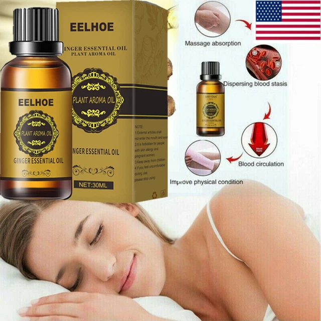 Ginger Essential Oil Natural Pure Aromatherapy Essential Oil Body Massage Liquid