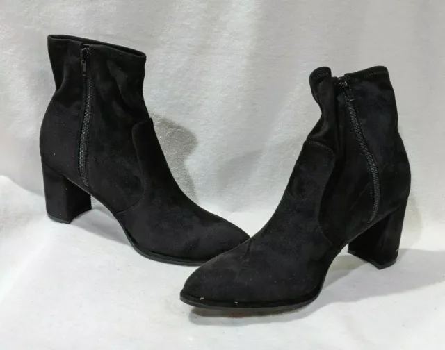 Nine West Women's LUELLA Black High Heel Ankle Boots - Assorted Sizes NWB WIDE