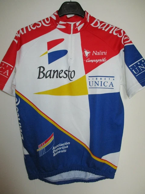 Maillot Cycliste BANESTO 1994 DELGADO Camiseta Jersey Vintage 2 S