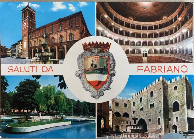 Cartolina Fabriano Ancona viaggiata