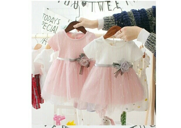 Abito bambina 3 -24 mesi neonata girl dress newborn principessa