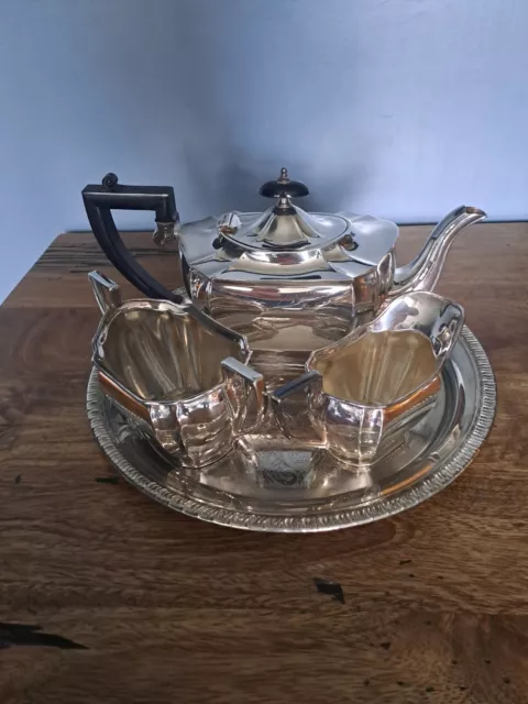 silver plated tea set