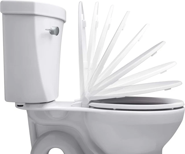 KOHLER 204660 STONEWOOD Wooden Toilet Seat, QuietClose Elongated