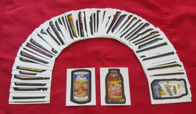 Wacky Packages Ans1 Complete Set 1-55     @@   Sold Out   @@    Pack Fresh