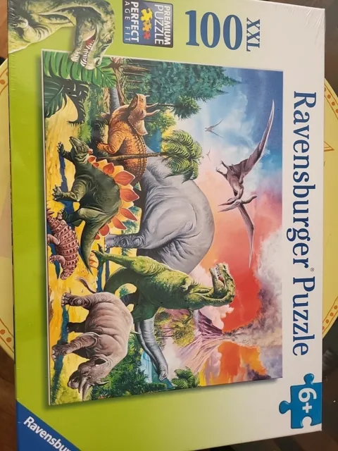 puzzle 100 teile ravensburger Kinder Dinosaurier neu ovp
