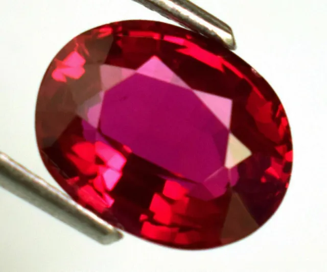 AAA Natural 13.00 CT Mozambique Red Ruby Oval Cut Loose Certified Gemstone