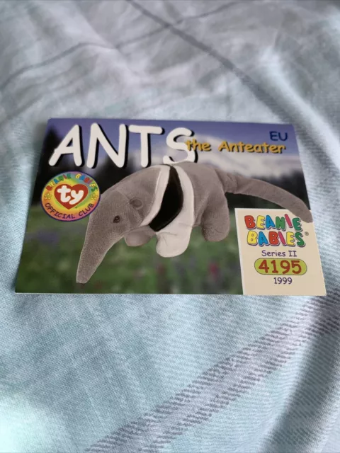 TY Beanie Baby Collectors Trading Card - Ants 4195