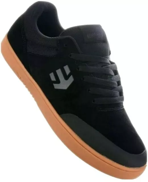 ETNIES MARANA - Skate shoes BLACK/GREY DARK GUM -SIZE 12 PRE OWNED