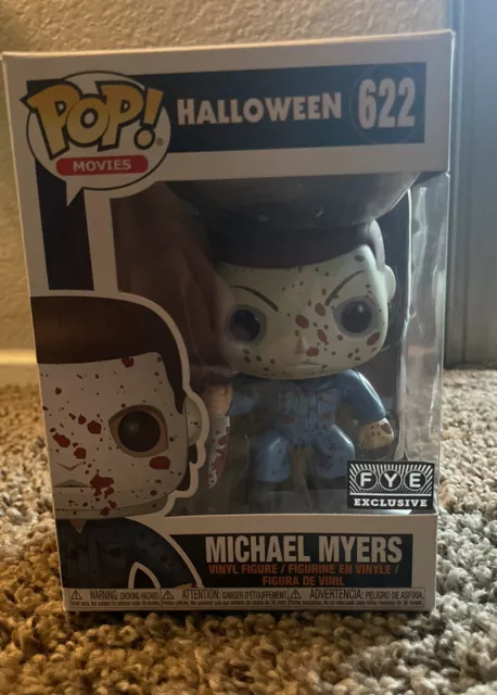 Funko PoP! Halloween MICHAEL MYERS #622 Vaulted FYE Exclusive + PoP Protector!