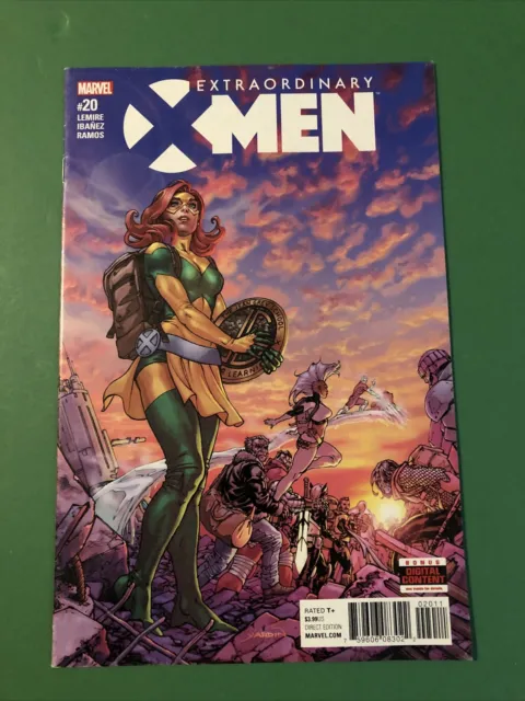 Extraordinary X-Men #20 Final Issue, Marvel 2017, Jeff Lemire, Victor Ibanez