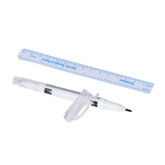 Marcador de piel quirúrgico pluma herramienta de escriba para perforación de tatuajes maquillaje permanente