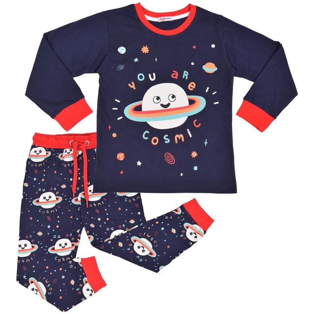 Bambini Pigiama Voi Are Cosmic Contrasto Top Fondo Set Per Ragazze