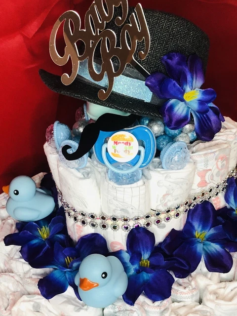 Baby Boy Diaper Cake