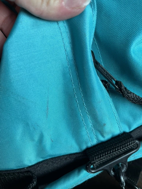 LL Bean Adventure Rolling Duffle Bag - Medium Blue 9