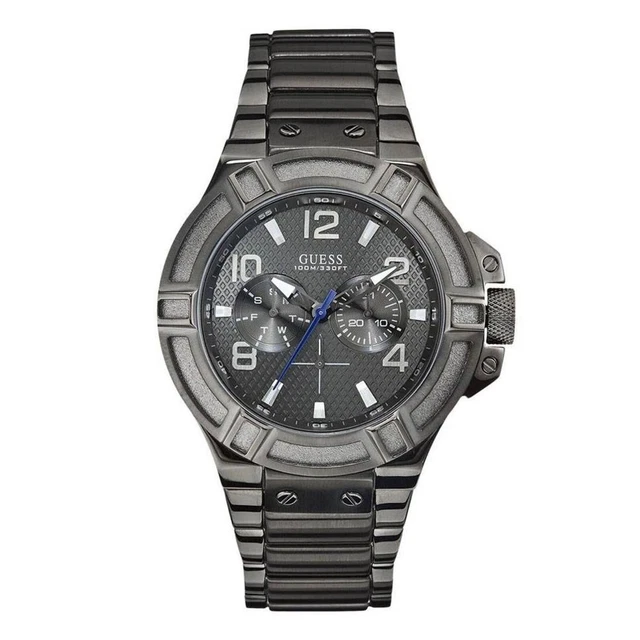Guess W14055G1 Orologio Da Uomo In Acciaio, Vetro Antigraffio, Impermeabile, Garanzia 2 Anni