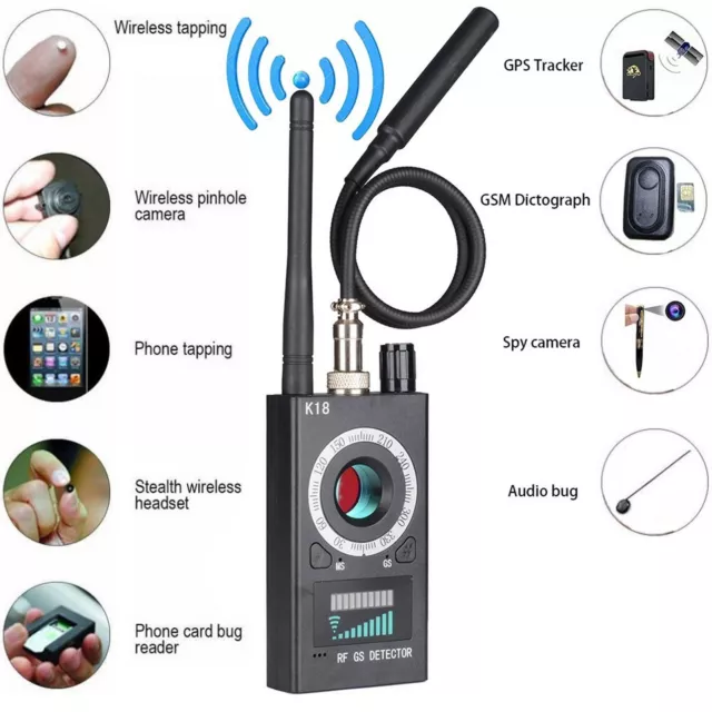 K18 RILEVATORE FREQUENZE Professionale SPIA GSM Ambientale Spy Microspia  GPS EUR 979,99 - PicClick FR